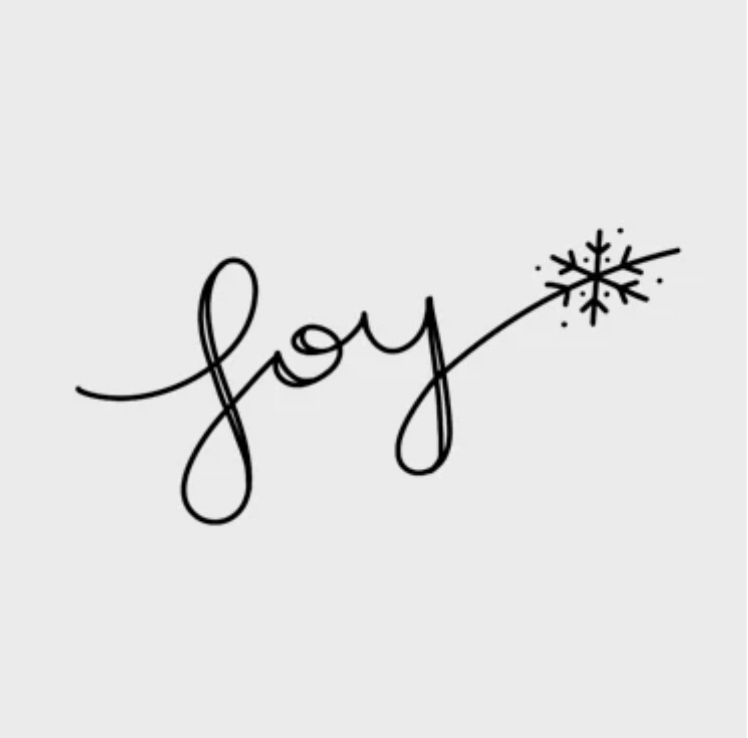 Joy + Snowflake Stuff